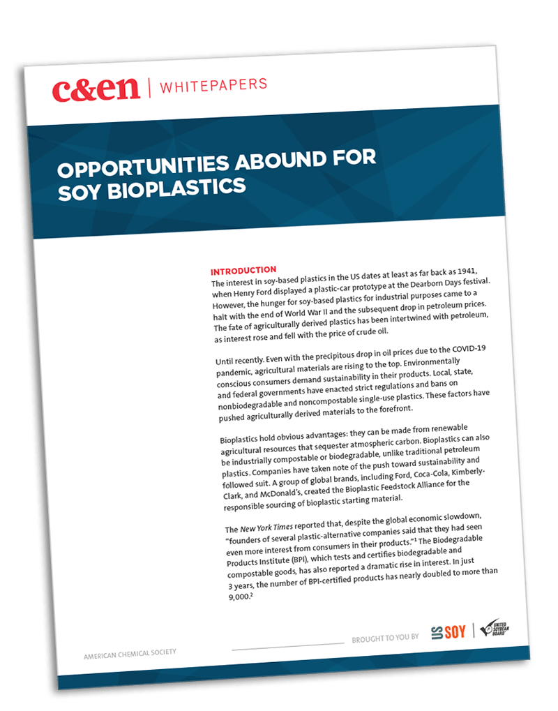 Opportunities abound for soy bioplastics